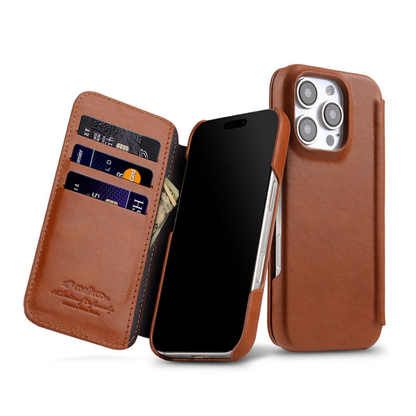 Face Book Pro Leather Case - iPhone 16 Series - Oil Wax Leather