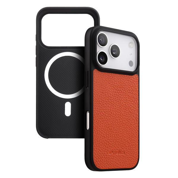 AirShell Leather Case - iPhone 17 Series - Lai Chee Pattern
