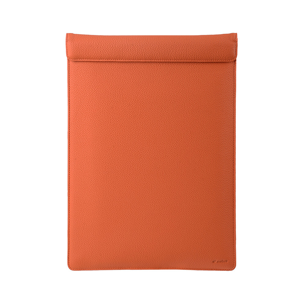 Melkco Origin Series Genuine Leather Laptop Sleeve Orange-1